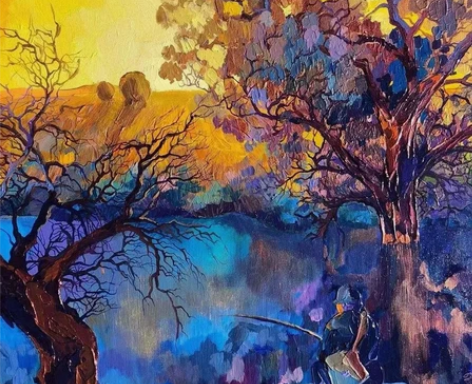 纯手绘油画定制专业油画作品定制，规格题材任...
