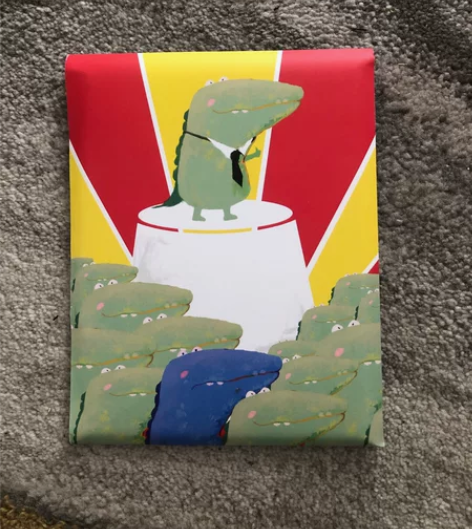 青年艺术家王淅《小鳄鱼系列》明信片 共12...