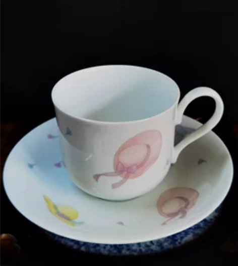 日本回流瓷器，出坑回血。超美的少女系帽子咖...