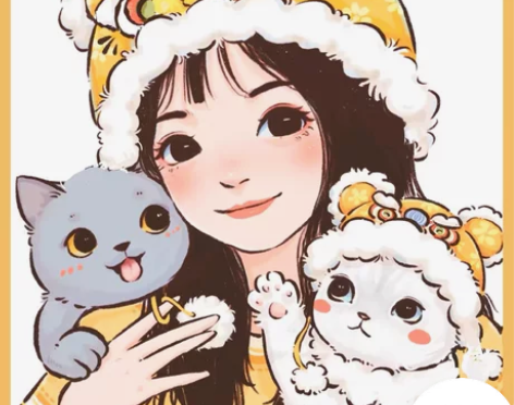 手绘风 Q版头像照片转漫画设计定制微信头像...