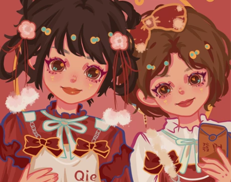 卡通鸭鸭风手绘 随缘接 单人25r 多人按...