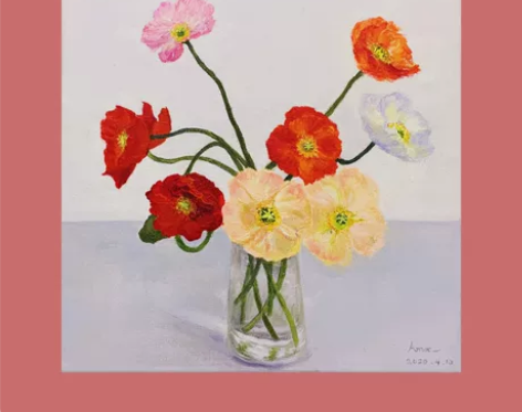 原创创意简约现代花卉纯手绘装饰画 组合形式...