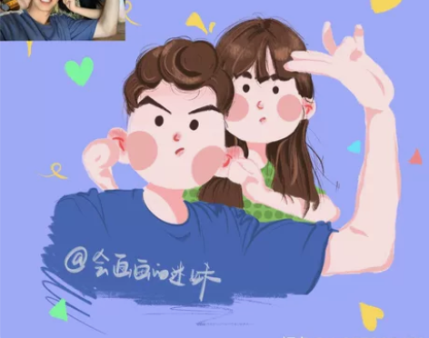 卡通头像 手绘头像 照片手绘 情侣头像 个...