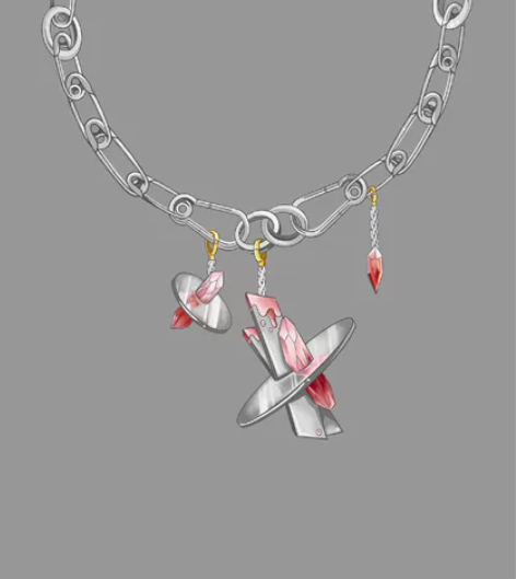 珠宝手绘 代画 首饰设计 珠宝设计 私人订...