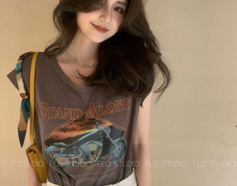 FLO定制 成衣染色 做旧水洗机车印花自线...