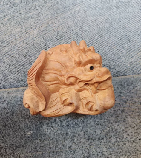 清仓白菜价金丝楠木手把件龙鱼小摆件鱼跃龙门...