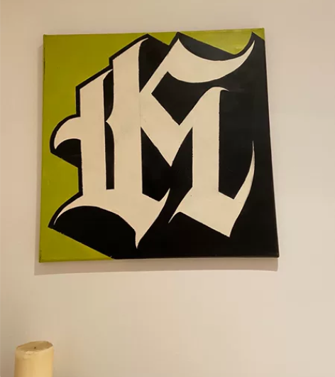 自己画的 挂画 摆件 墙面 背景墙 画太多...