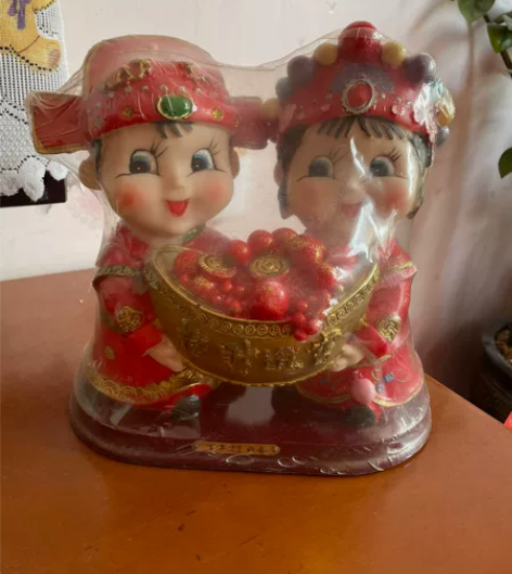 树脂工艺品，百年好合（高25厘米，长25厘...