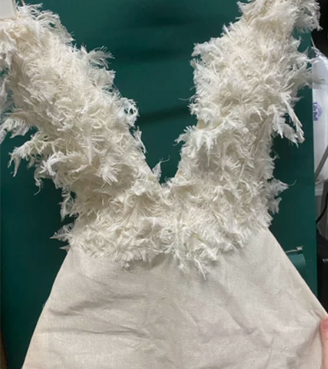 服装设计作业 出立裁作品一件 因为暂时没有...