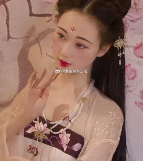 子颂东方美学设计 影惊鸿 游园惊梦汉服齐胸...