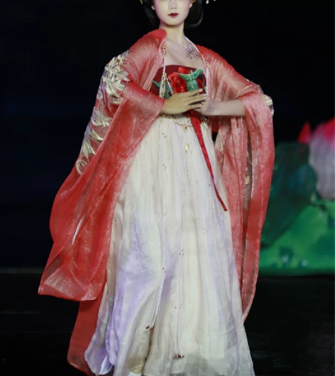 直出子颂东方美学 游园惊梦汉服 凤求凰绣花...