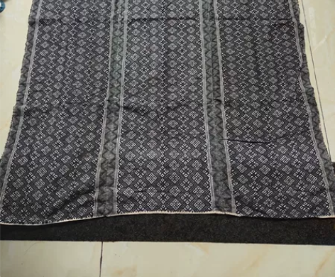 老旧布料茶席拼接纯手工民俗老物件 老织锦条...