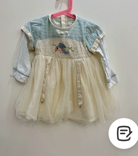 承希汉服90码，棉布很舒服 裙里无包屁设计...