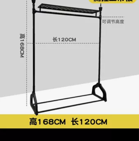 童装落地架货架古铜色2个复古服装店双排中岛...
