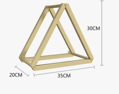 ins风 服装店展示架落地式金色挂衣架子童...