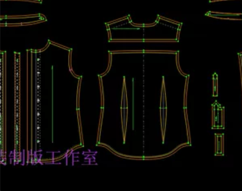 服装设计 看图制版纸样CAD打板制板来图打...