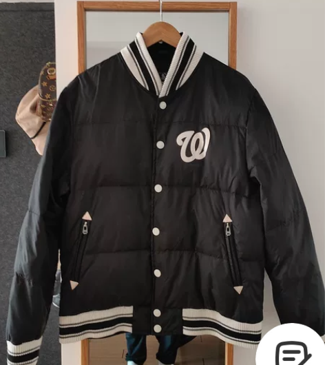 男款羽绒夹克棒球服ⅩL码180/96A衣长...