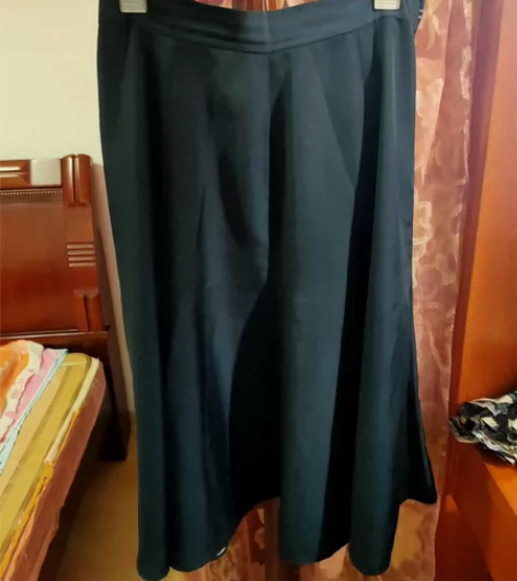 包邮xxl雪纺大摆裙单层 不透  腰围78...