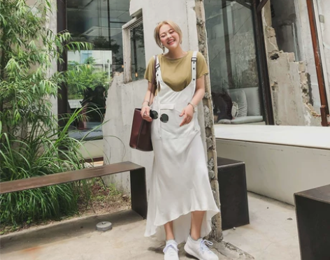 【8.1新品】【提前加购】荷叶吧中长款背带...