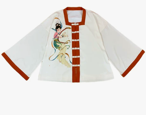 衣川原味少女文艺风 箜篌引 上衣小外套  ...