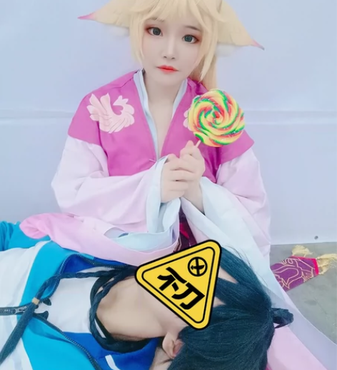 和顺家涂山苏苏cos 服L码 衣服有瑕疵,...
