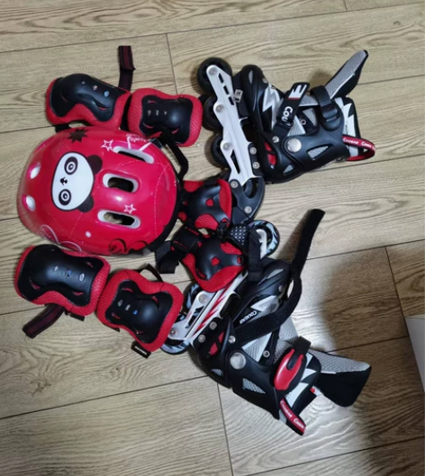 全新美洲狮男童旱冰轮滑！护具一套！重庆主城...