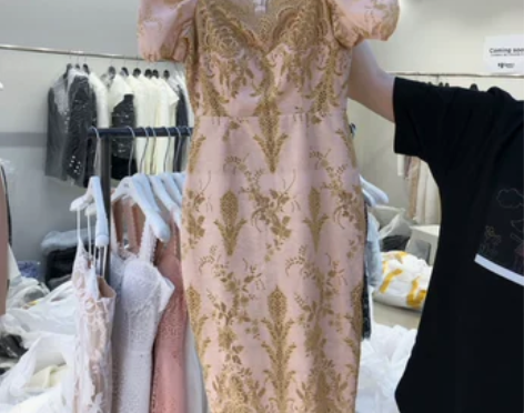 韩国直邮代购2022新款气质连衣裙短袖修身...