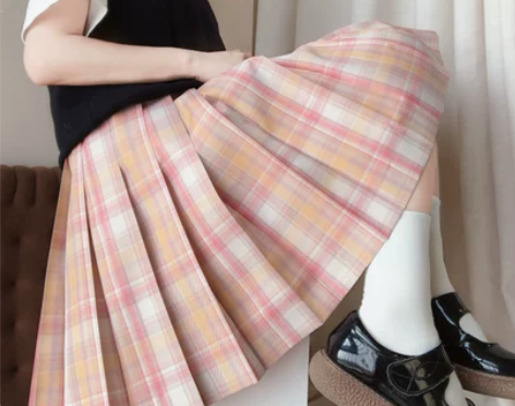 安可原创 赤茶 画手合作款正统JK制服裙学...