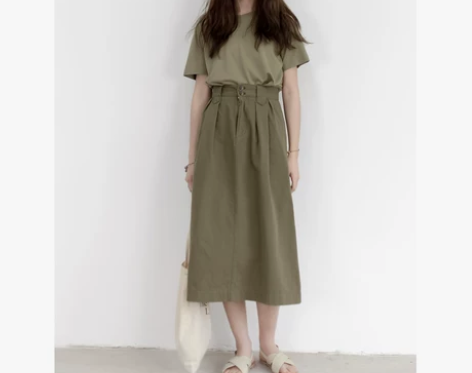 KNgs 春夏复古日系宽松纯棉日式显瘦高腰...