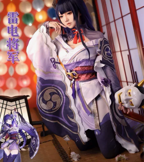 【出/换】雷电将军cos 雷神cos 原神...