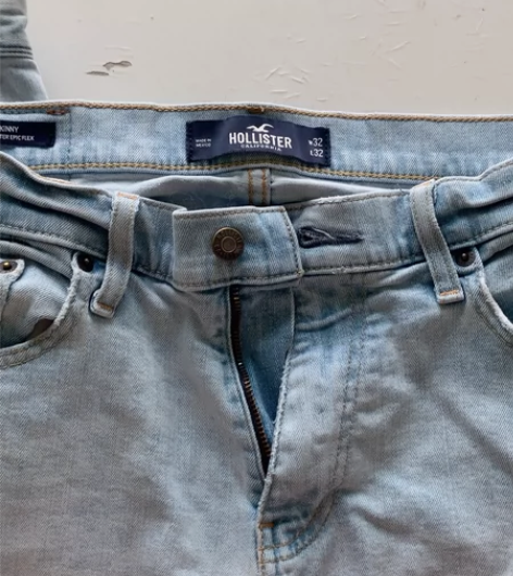 Hollister男士细腿休闲牛仔裤 感兴...