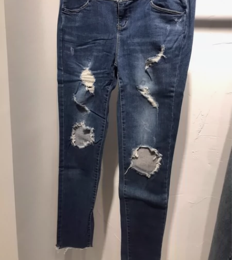 韩国56789家破洞牛仔裤.超级无敌舒服....