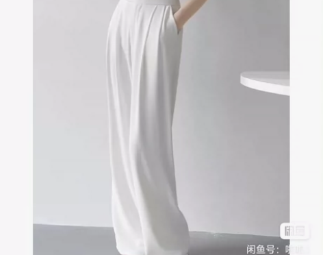 MZOMXO抗皱垂坠阔腿裤女2022夏季新...