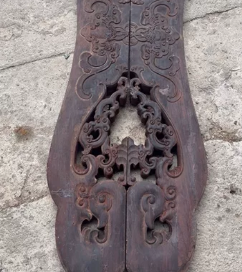 大红酸枝交趾黄檀家具料雕花木料，这么大的料...