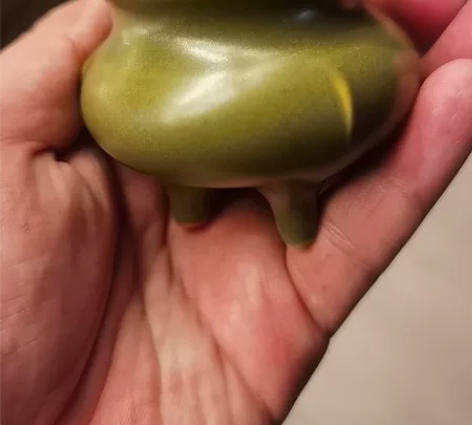 正品龙泉青瓷鬲式炉中式香道香炉仿古线香熏炉...