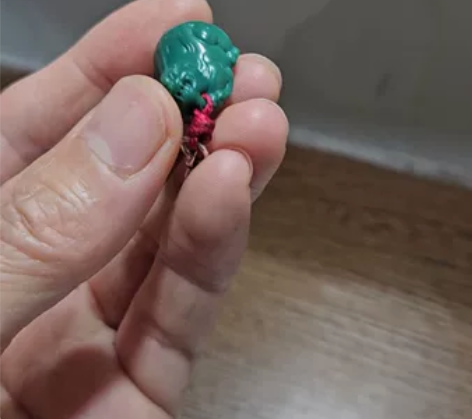 曾磊华，玉雕名家小曾玉化绿松石仿古瑞兽貔貅...