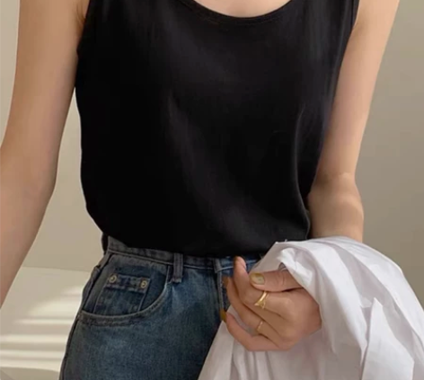 莫代尔吊带背心女夏季新款外穿韩版百搭宽松显...
