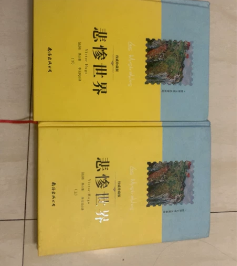 悲惨世界（上，下）权威珍藏版 封面有磨损，...