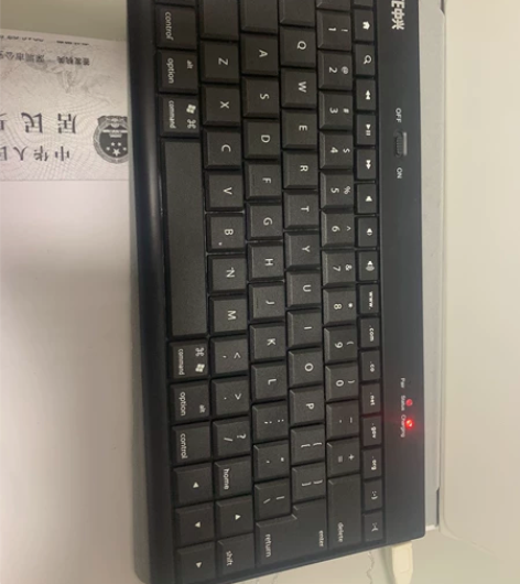 中兴超薄蓝牙键盘，全新键盘黑色，适用于苹果...