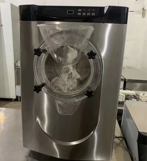广绅硬冰机商用全自动台式哈根达斯冰激凌机手...