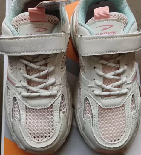 德尔惠女童运动鞋，夏季网面透气，EVA鞋底...