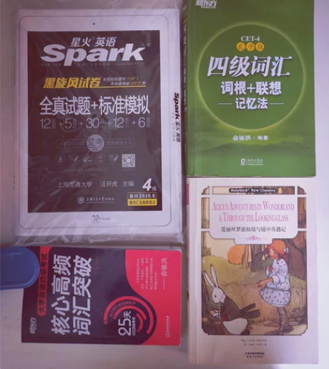 出 四级词汇高频词真题爱丽丝梦游仙境与镜中...