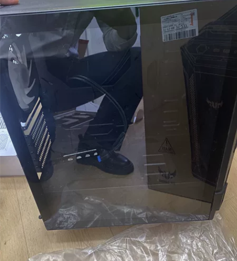 出一个自用机箱华硕gt301三个风扇都在有...