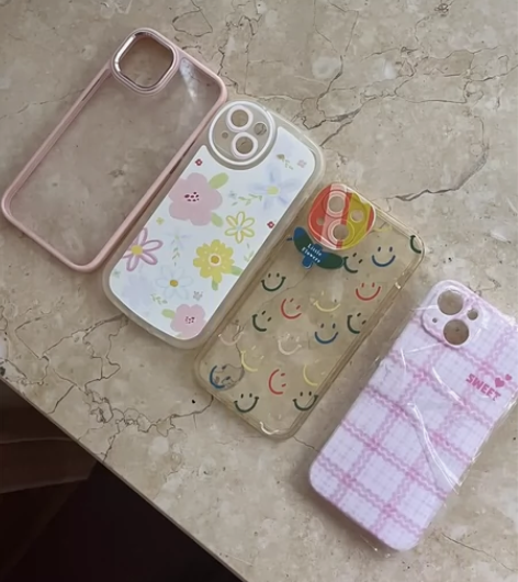 苹果13/14手机壳 买三送一 笑脸透明 ...