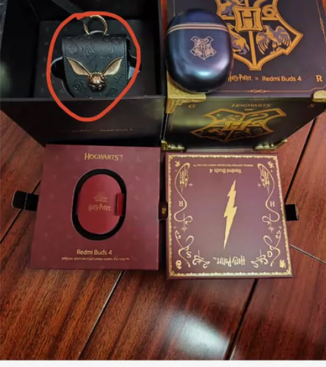 redmi Buds4哈利波特版，盒全，自...