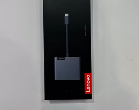 联想便携拓展器 USB-C转VGA+USB...