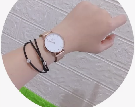 实拍！！！！！DW手表，金属。适合小女生 ...