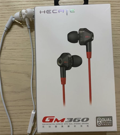 漫步者GM360四核双动圈有线耳机入耳式吃...