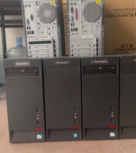 几乎全新 联想台式电脑主机 家用办公电脑联...