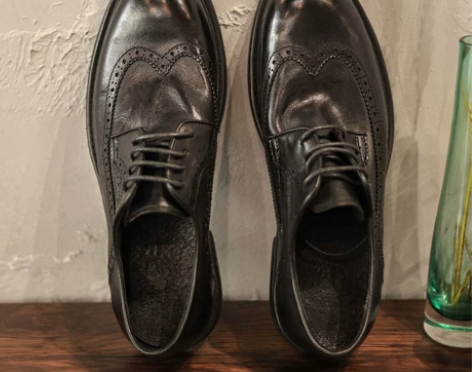 布洛克雕花男鞋夏季真皮复古休闲鞋英伦风商务...